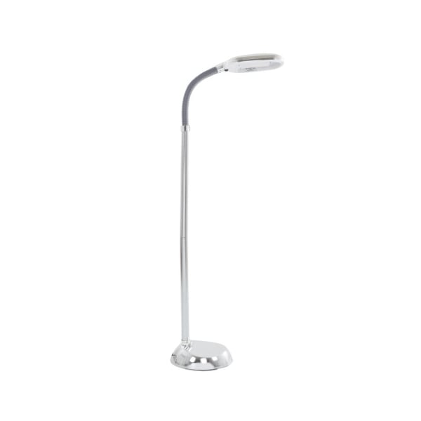 Hastings Home Natural Daylight Floor Lamp, Tall Gooseneck Reading, 27W Full Spectrum Bulb (Chrome) 346039YCY - main